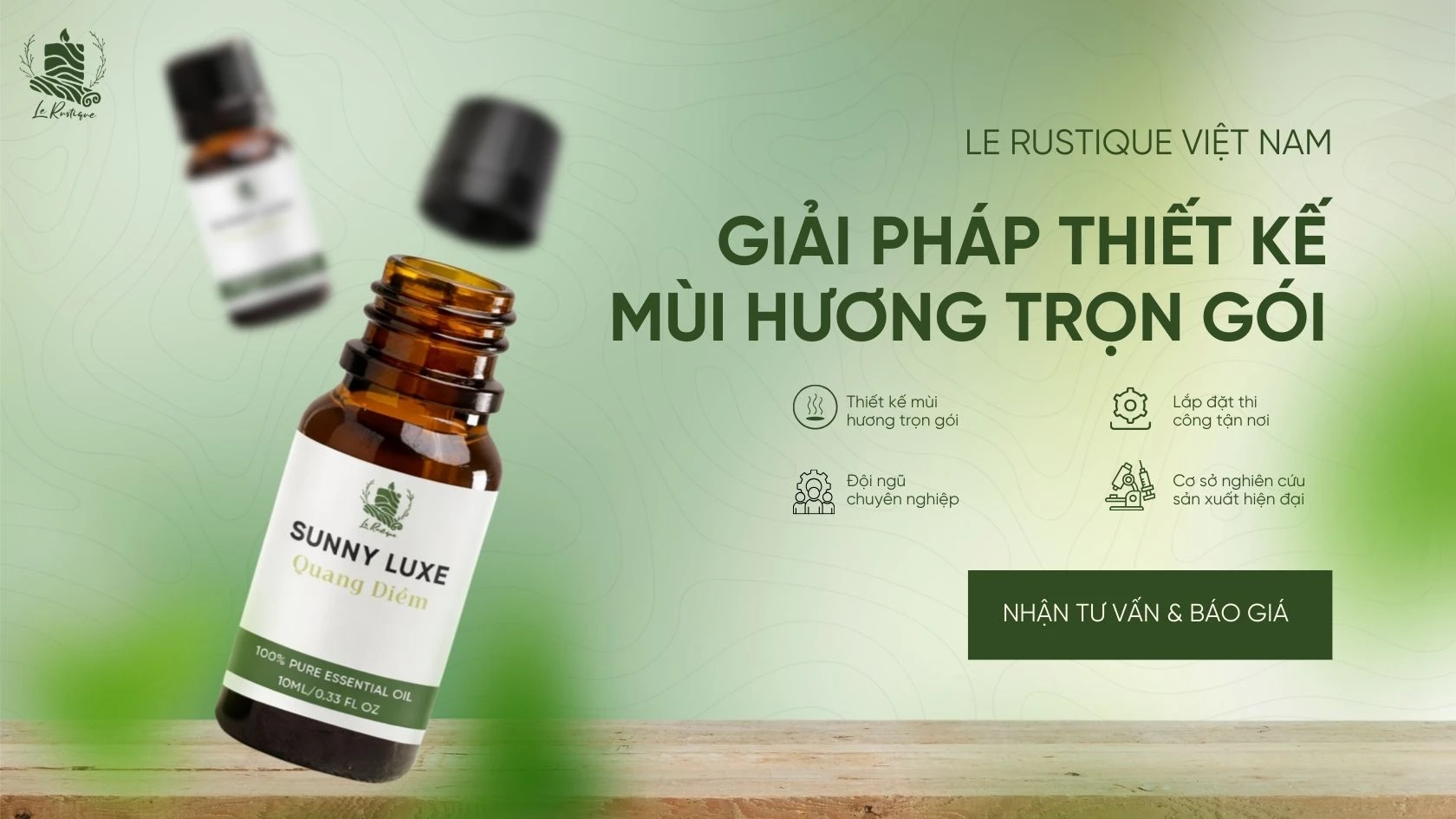 Giải pháp thiết kế mùi hương trọn gói