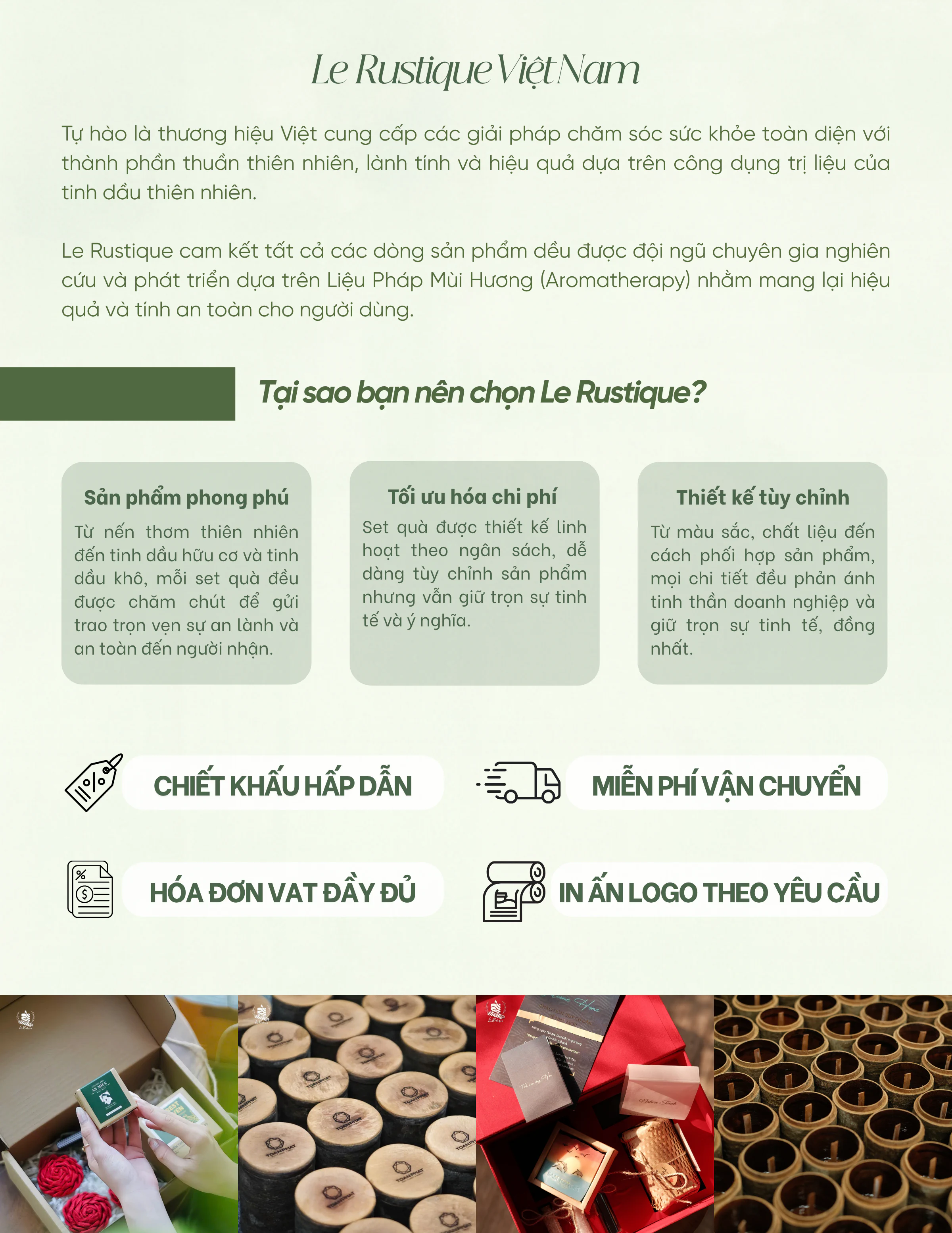 Quà tặng doanh nghiệp 20-10 Le Rustique