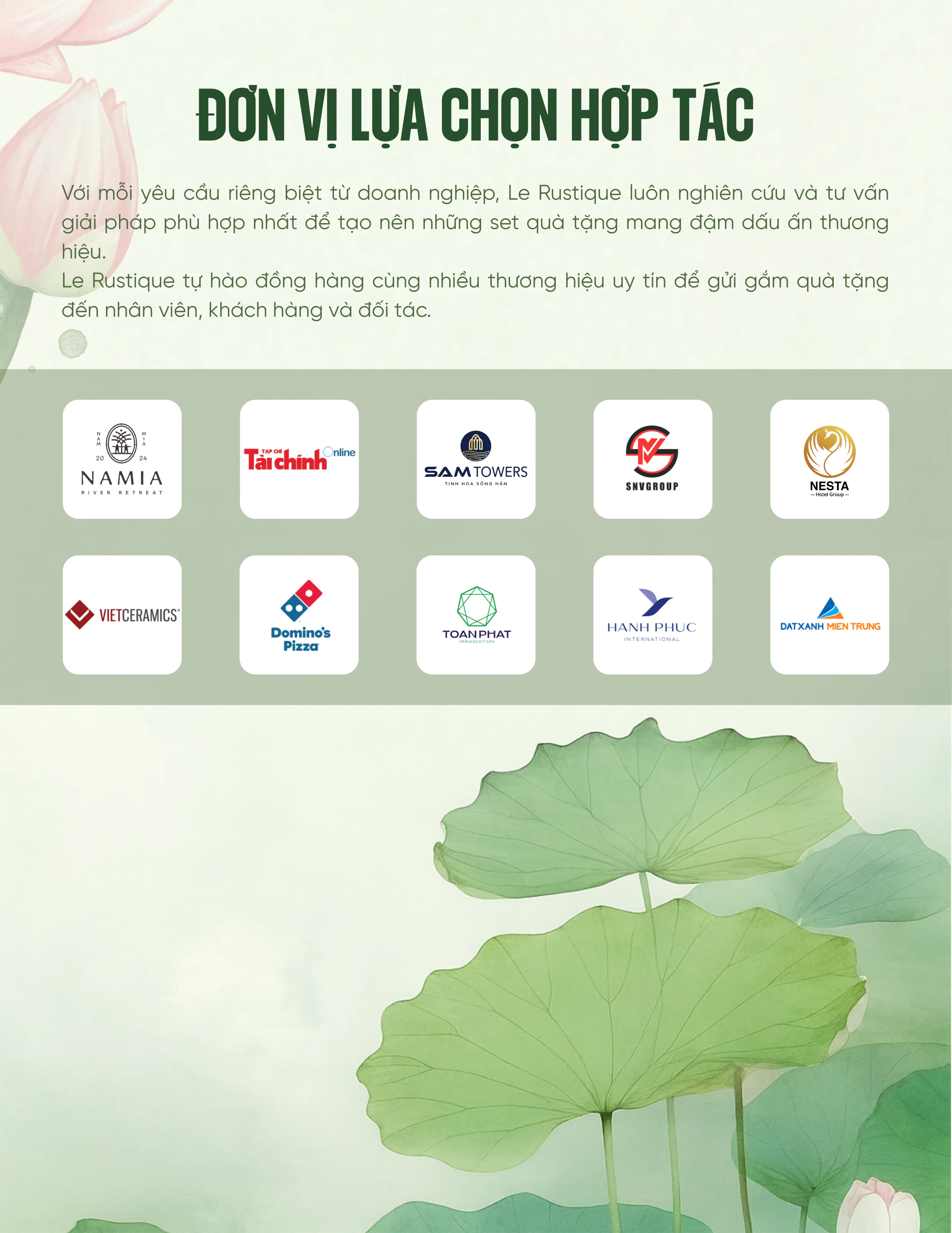 Quà tặng doanh nghiệp 20-10 Le Rustique