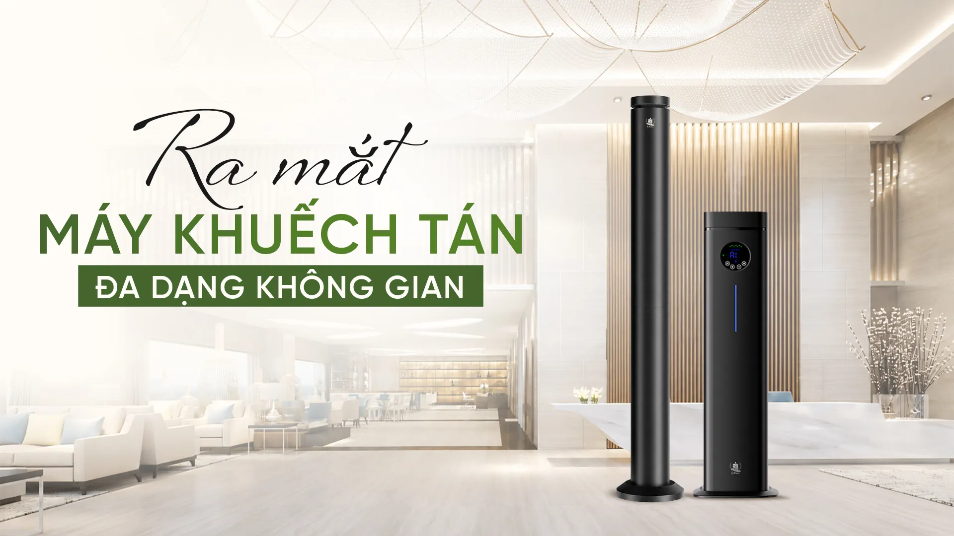 Ra mắt máy khếch tán tinh dầu không gian lớn