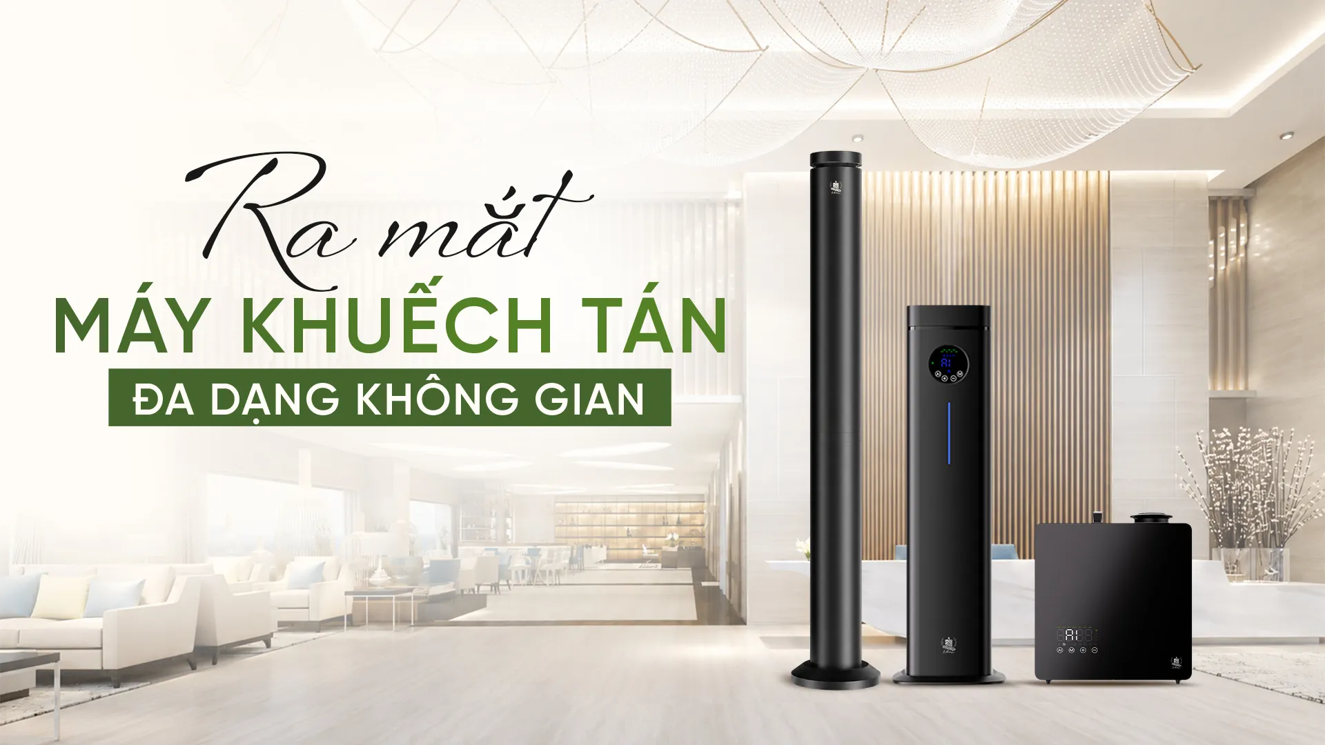 Ra mắt máy khếch tán tinh dầu không gian lớn