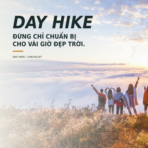 Checklist day hike: 6 nhóm gear theo cung đường