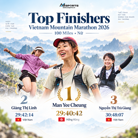 VMM 2026: Kết quả sơ bộ 100 Miles, 100K, 70K | AISports