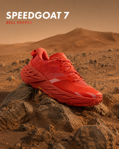 HOKA Speedgoat 7 Bell Pepper: overview thực chiến cho trail kỹ thuật