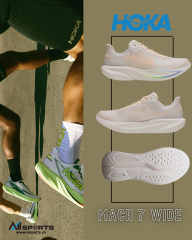 HOKA Mach 7 Wide: chọn giày chạy road theo fit, không chỉ chữ Wide