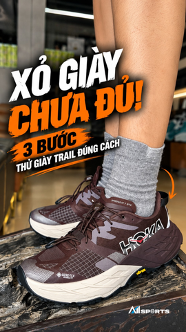 Cách thử giày trail đúng: 3 bước kiểm tra fit tại shop | AISports