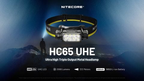 NITECORE HC65 UHE: Từ 2.000 Lumen Đến 82 Giờ Pin Có Gì Đáng Chú Ý?