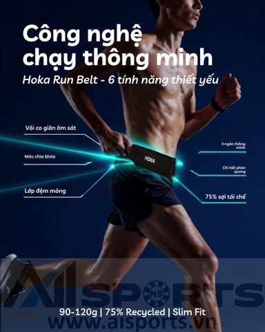 Vì sao runner nên dùng run belt? Khi nào belt hợp hơn vest?