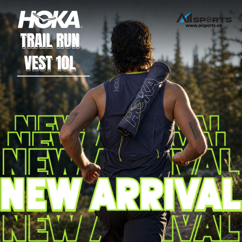 HOKA Trail Run Vest 10L Squid Ink: 10L chỉ có ích khi lấy đồ đúng lúc