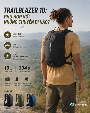 Salomon Trailblazer 10: Balo 10L Có Đủ Cho Một Chuyến Hike?
