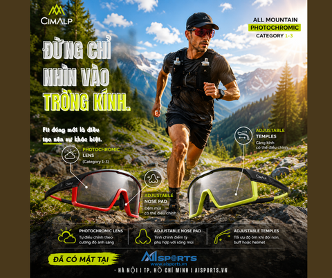 CIMALP All Mountain Photochromic: đừng chỉ đọc tròng, hãy đọc fit
