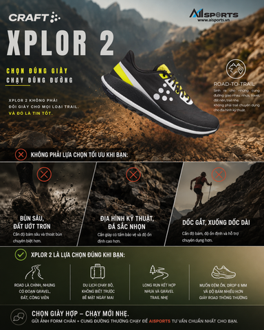 Chọn Craft Xplor 2: đọc Craft Endurance Fit trước khi chọn màu