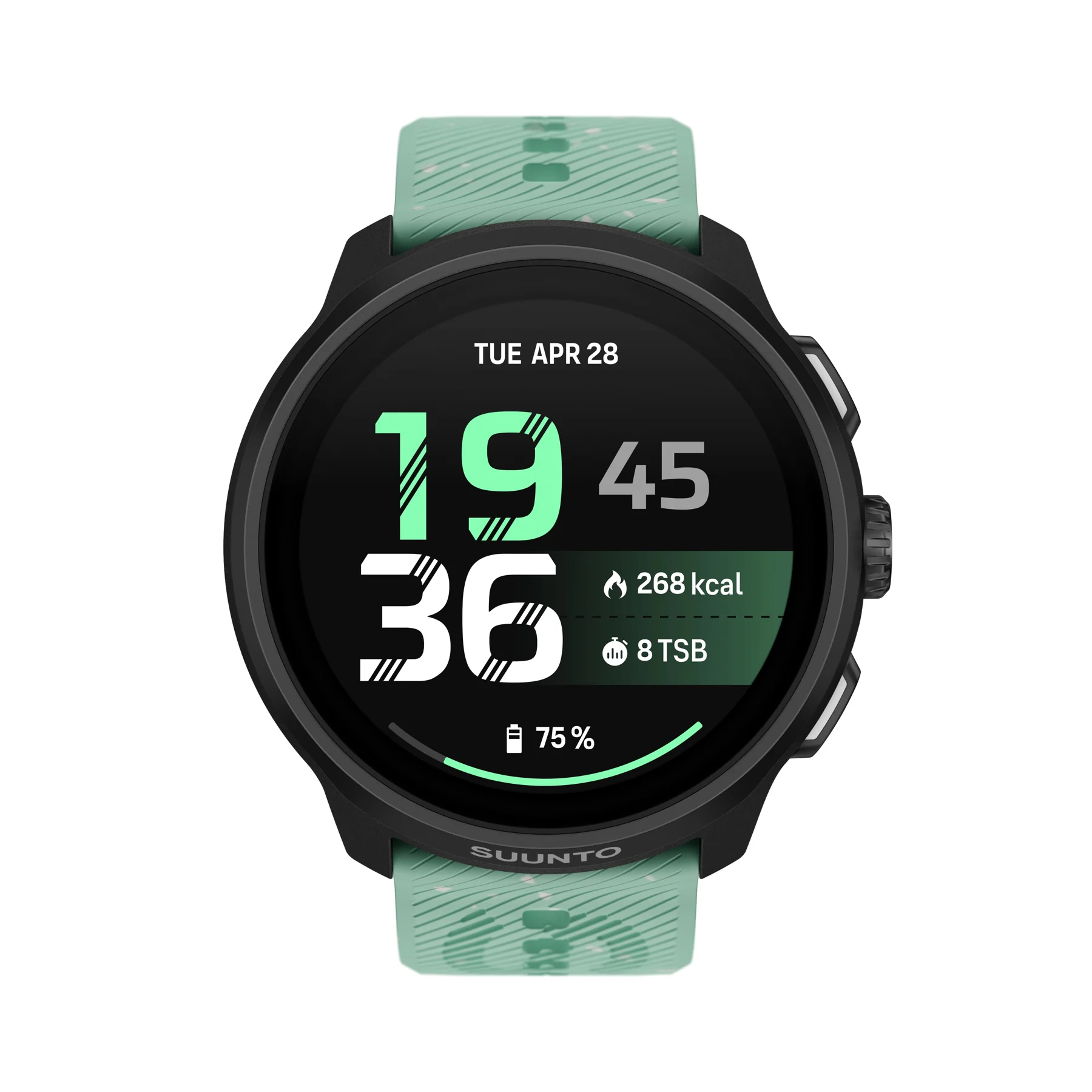 Suunto Run 2 Aloe Green với dây màu xanh