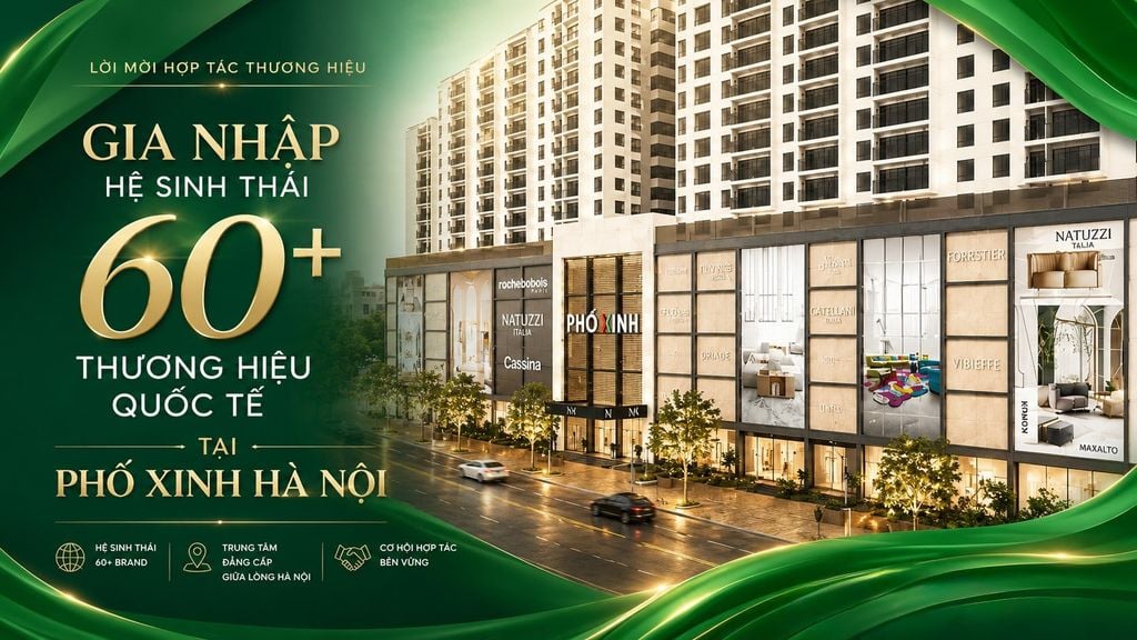 LỜI MỜI HỢP TÁC THƯƠNG HIỆU - GIA NHẬP HỆ SINH THÁI 60+ THƯƠNG HIỆU QUỐC TẾ TẠI PHỐ XINH HÀ NỘI