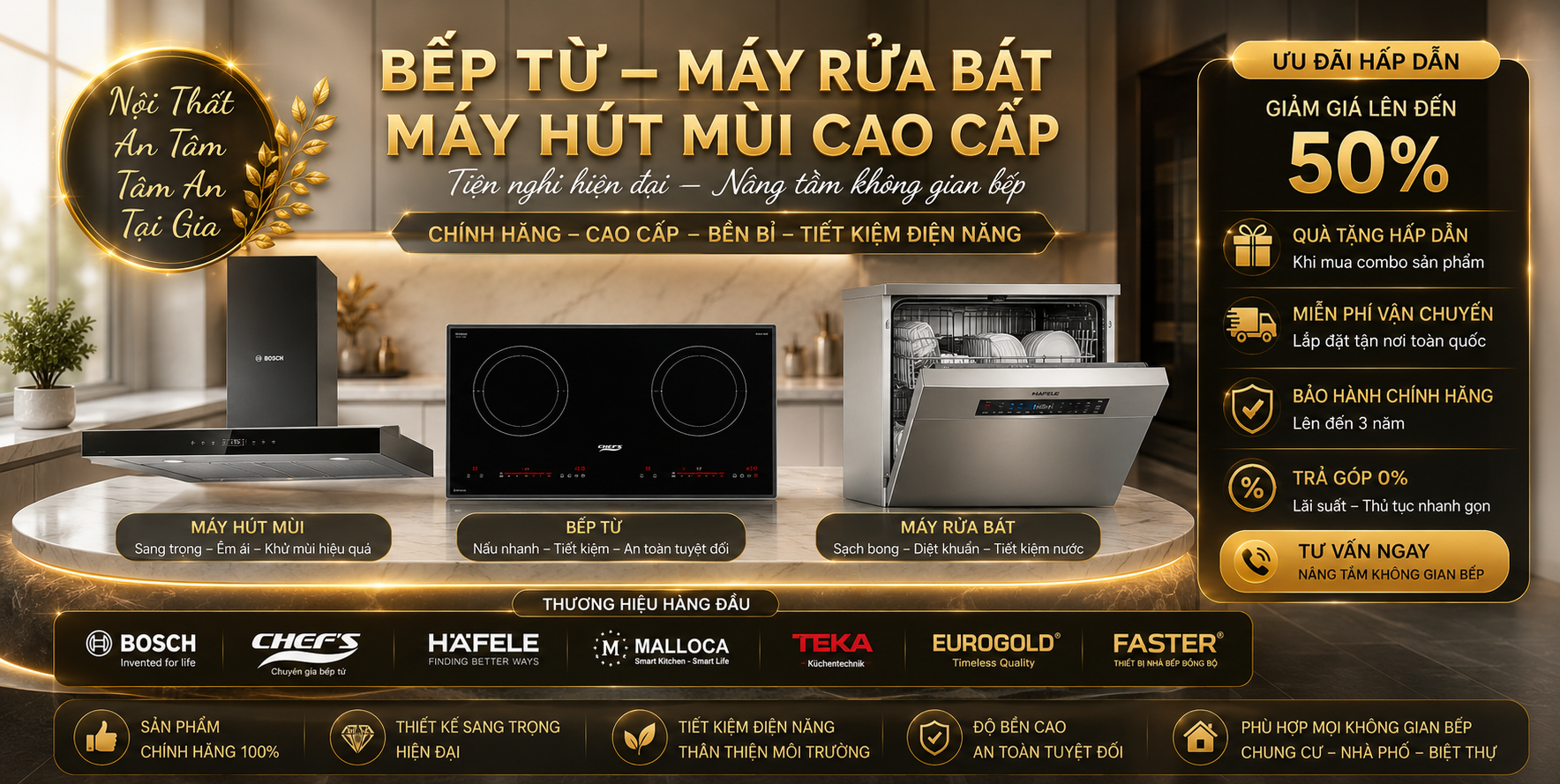 Bếp Điện Từ Âm