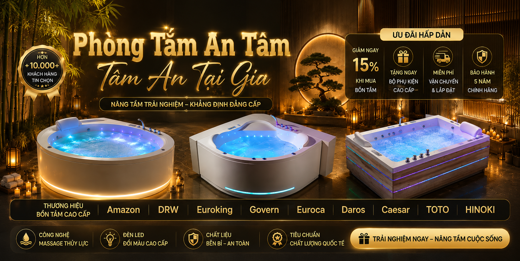 Bồn Tắm Góc