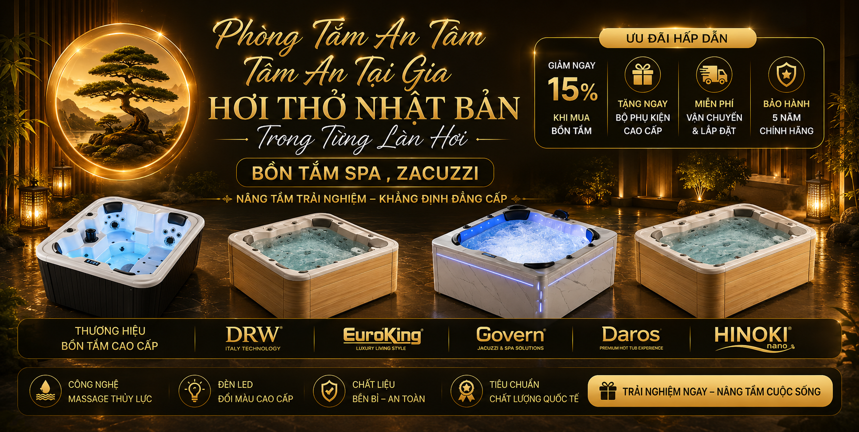 Bồn tắm Rosca