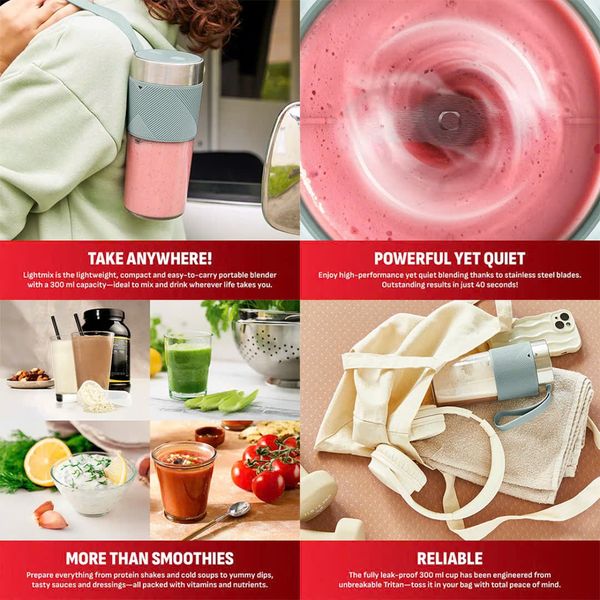 Máy xay cầm tay Tefal LightMix on the go tiện lợi mang đi