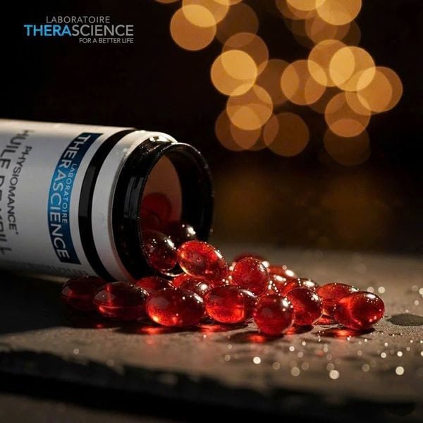 Dầu nhuyễn thể Therascience Physiomance Huile de Krill 60 viên bổ sung Omega 3 EPA DHA dạng Phospholipid hấp thu vượt trội