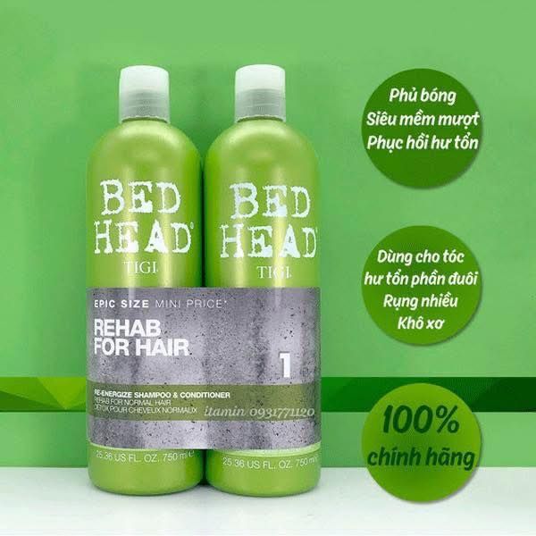 Dầu gội Tigi chính hãng xanh lá