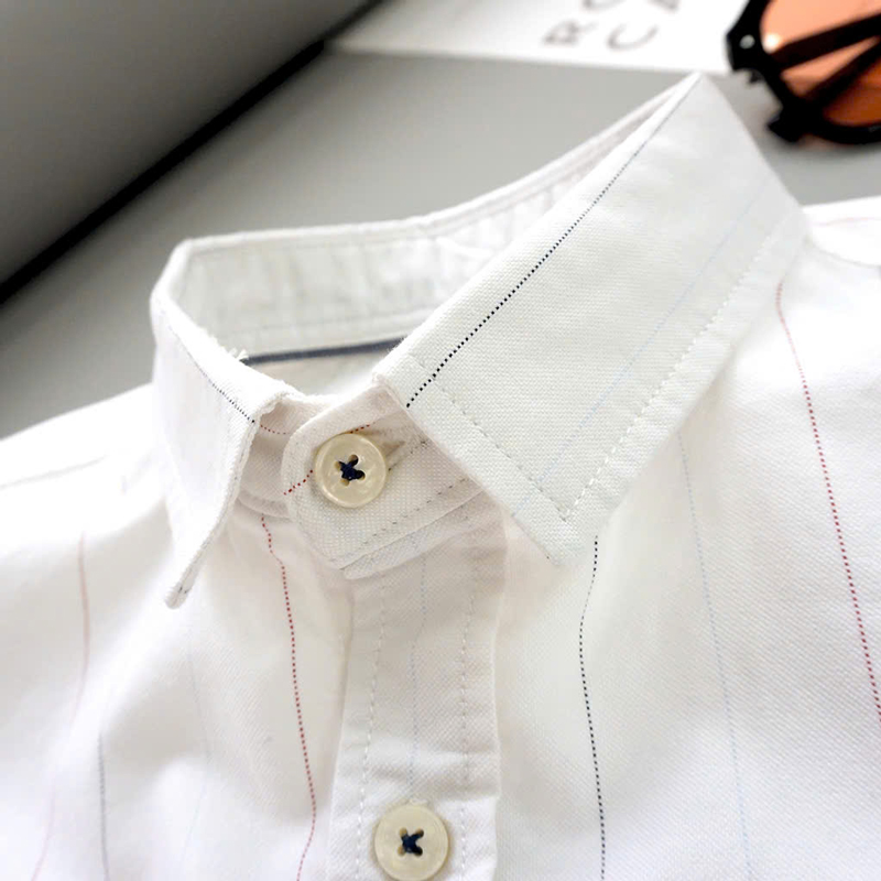 Áo sơ mi bé trai ngắn tay túi vuông
