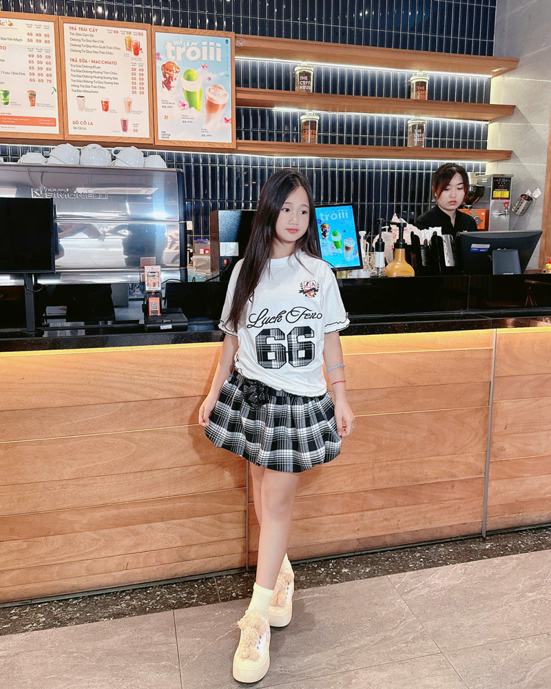 Bộ chân váy bí bé gái số 66