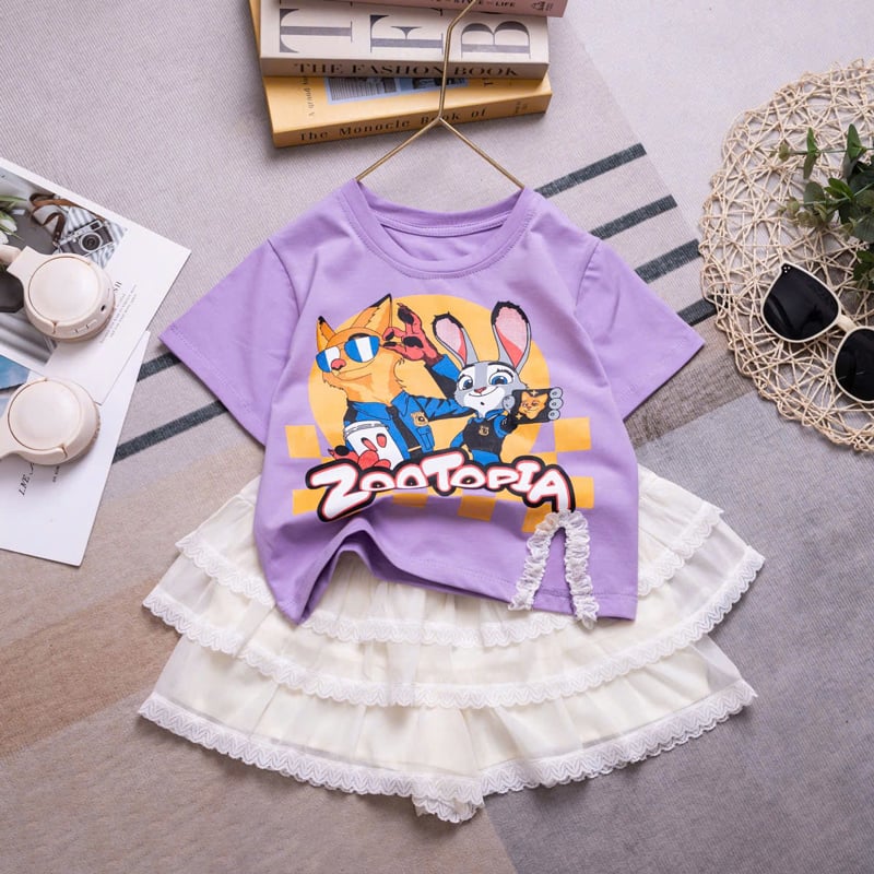 Bộ váy ren bé gái Zootopia