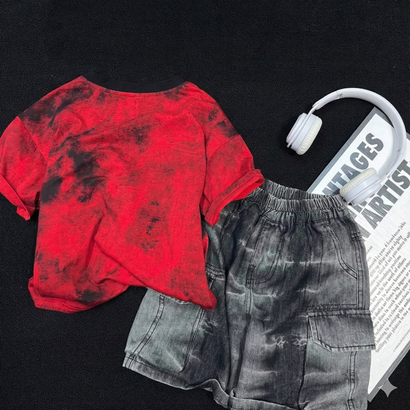 Bộ jean bé trai Quảng Châu túi hộp Zing