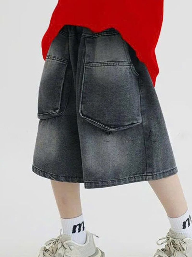 Bộ jean bé trai túi hộp Monster Trucks