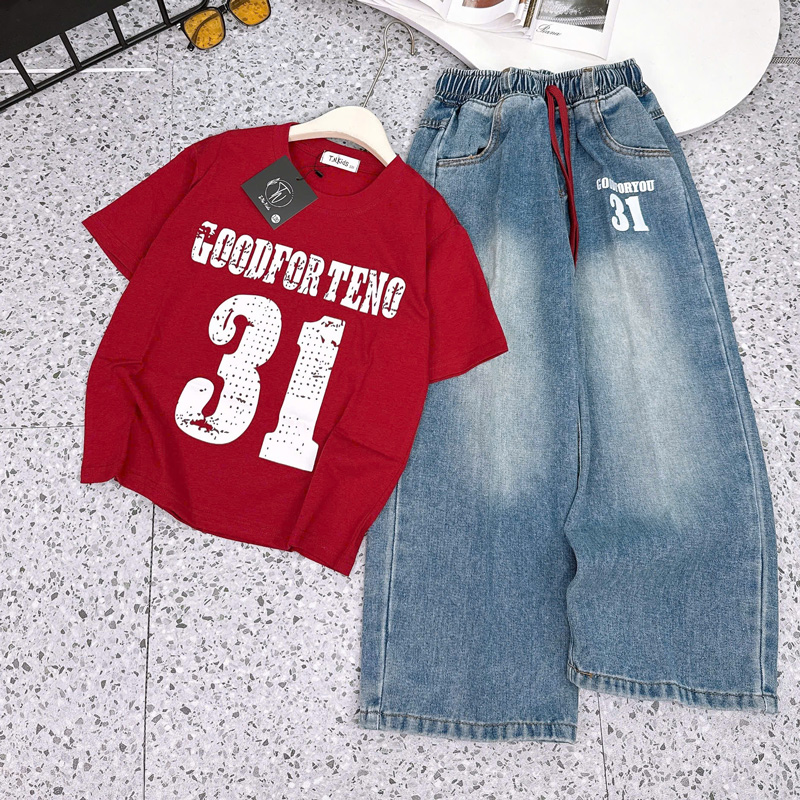 bộ jean dài bé gái số 31