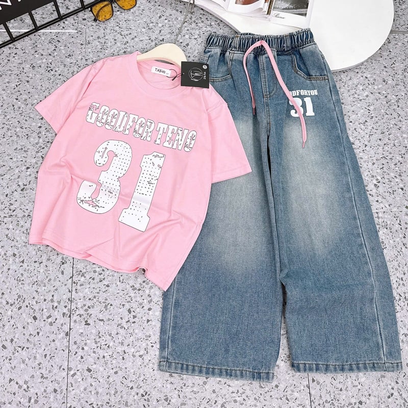 bộ jean dài bé gái số 31
