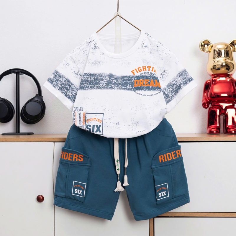 Bộ thun bé trai túi hộp Fight Dream