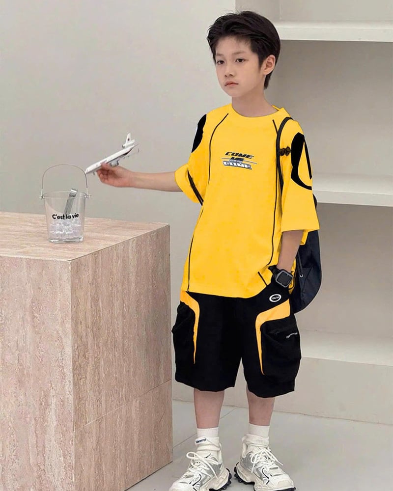 Bộ thun bé trai thể thao Come Me