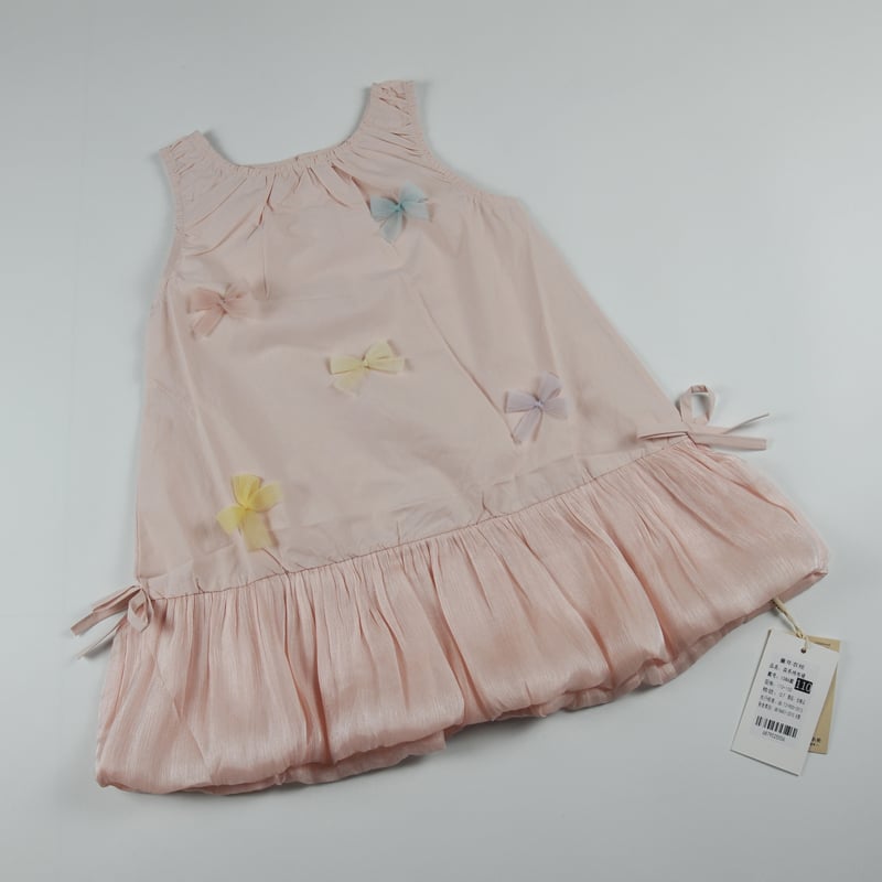 Đầm bí nơ tơ óng 1586