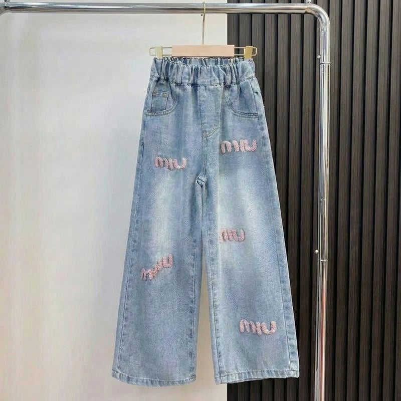 Quần jean suông Quảng Châu bé gái Niu Niu