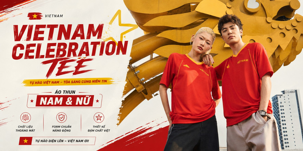 Áo thun nam và nữ Vietnam Celebration Tee - Thiết kế năng động