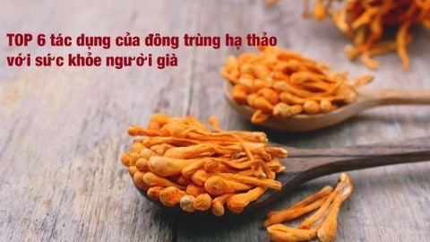 TOP 6 tác dụng của đông trùng hạ thảo với sức khỏe người già