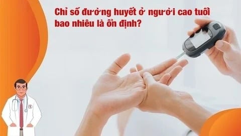 Chỉ số đường huyết ở người cao tuổi bao nhiêu là ổn định?