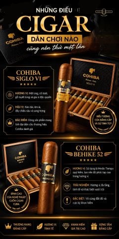 NHỮNG ĐIẾU CIGAR DÂN CHƠI NÀO CŨNG NÊN THỬ MỘT LẦN