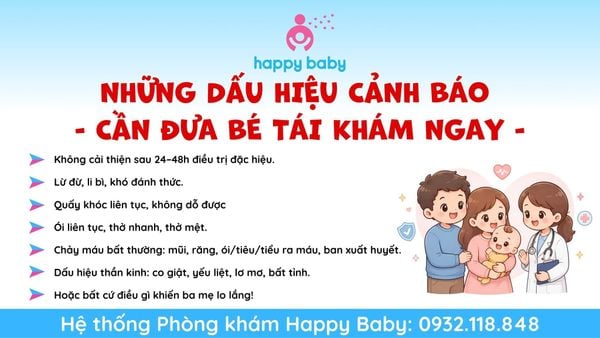 BA MẸ ƠI! ĐỪNG QUÊN THEO DÕI BÉ KHI ĐIỀU TRỊ BỆNH TẠI NHÀ NHÉ!