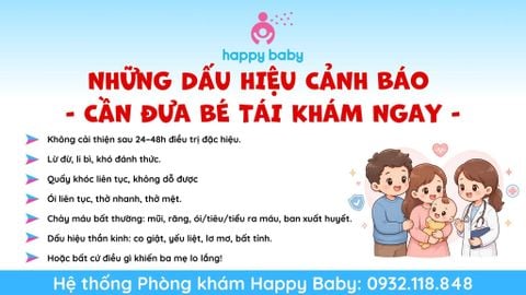 BA MẸ ƠI! ĐỪNG QUÊN THEO DÕI BÉ KHI ĐIỀU TRỊ BỆNH TẠI NHÀ NHÉ!