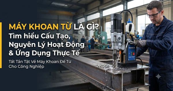 Máy Khoan Từ Là Gì? Cấu Tạo, Nguyên Lý Hoạt Động Và Ứng Dụng Thực Tế