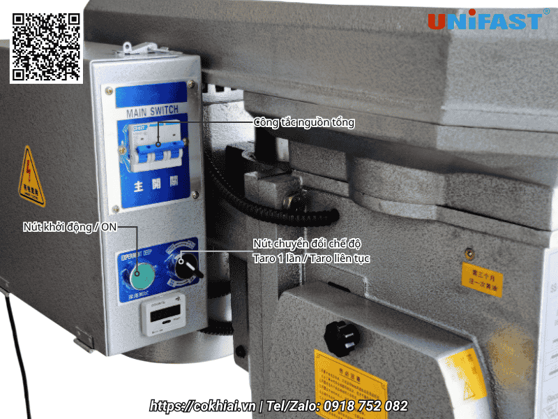 Bảng điều khiển máy taro tự động UNifast T-6532