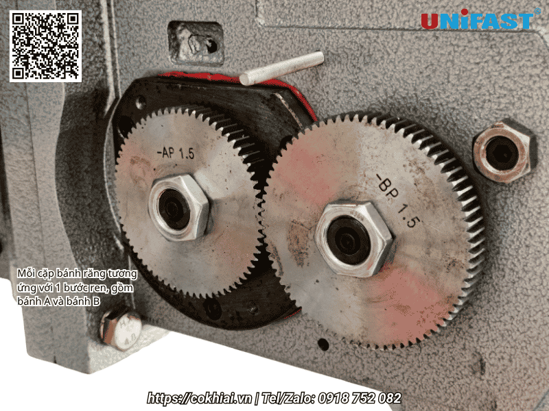 bánh răng máy taro tự động Unifast M32