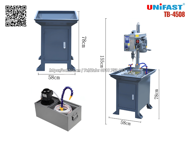 Bơm làm mát máy taro tự động TB-4508