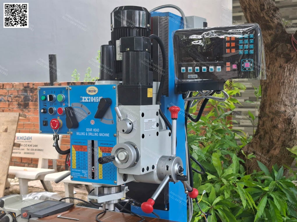 Thước Quang, động cơ ăn phôi tự động máy khoan phay ZX7045C