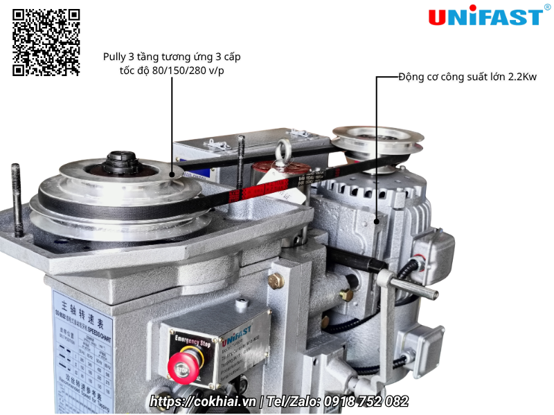 Động cơ, pully máy taro tự động UNifast M32