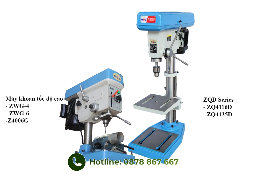 Máy khoan bàn giá rẻ WDDM