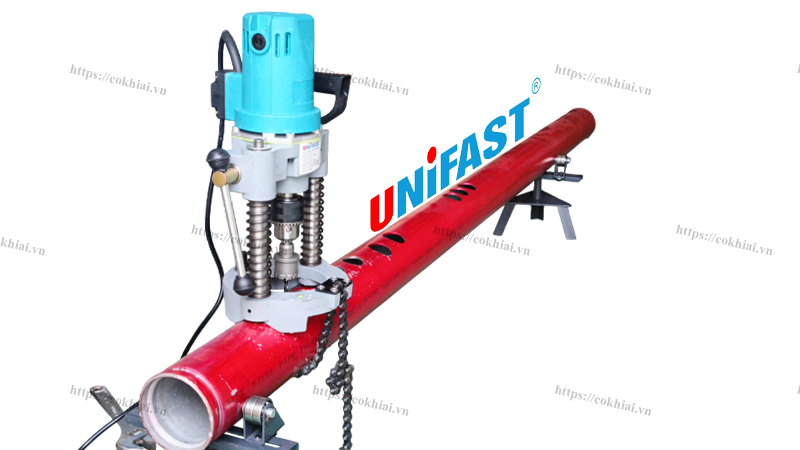 M&aacute;y kho&eacute;t lỗ ống chữa ch&aacute;y Unifast PDC-114 ch&iacute;nh h&atilde;ng