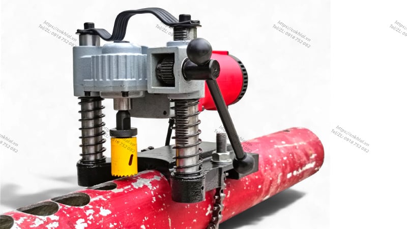 Máy khoét lỗ ống mini
